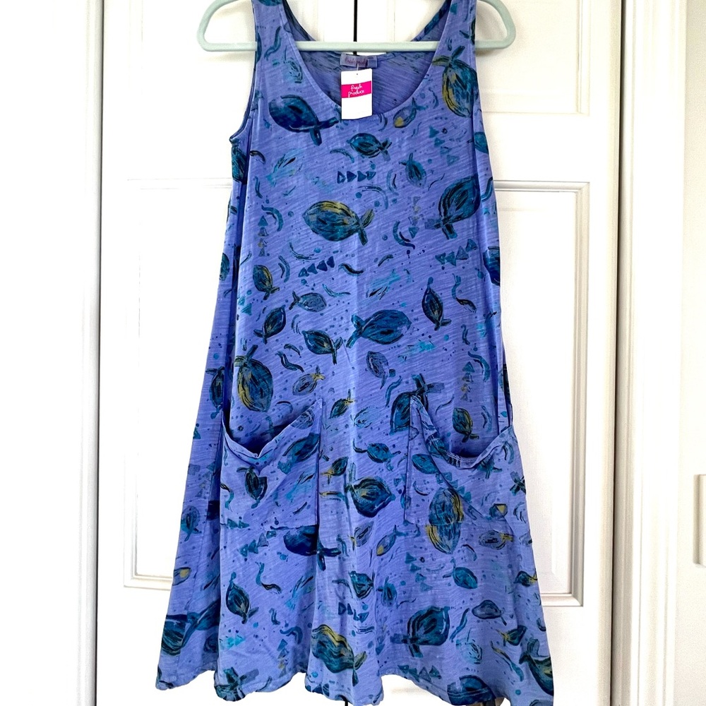 Fresh Produce Tank Drape Dress Fish Float